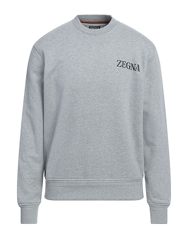 ZEGNA Sweatshirt Grey 100% Cotton