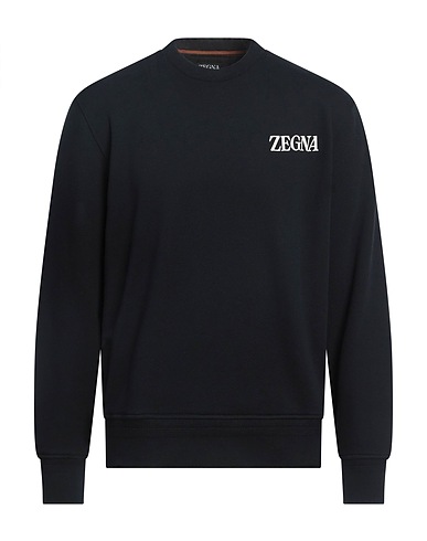 ZEGNA Sweatshirt Black 100% Cotton