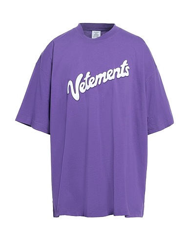 VETEMENTS Oversize-T-Shirt Purple 100% Cotton
