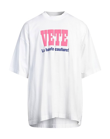 VETEMENTS Oversize-T-Shirt White 100% Cotton