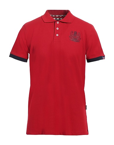 AQUASCUTUM ACTIVE Polo Rouge 100% Coton