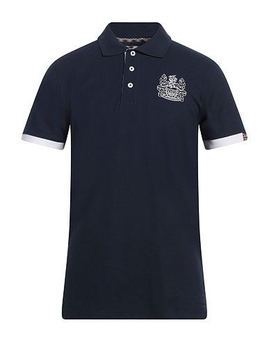 AQUASCUTUM ACTIVE Polo shirt Midnight blue 100% Cotton
