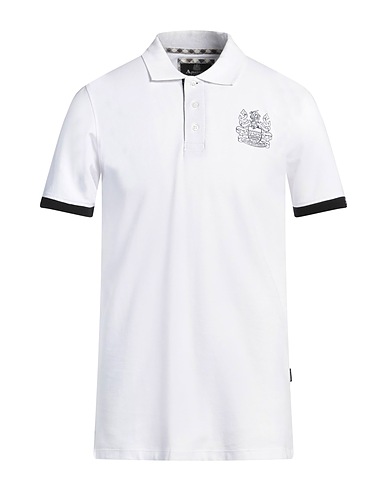 AQUASCUTUM ACTIVE Polo shirt White 100% Cotton