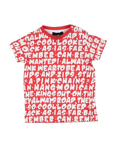 JOHN RICHMOND T-shirt Κόκκινο 100% Βαμβάκι