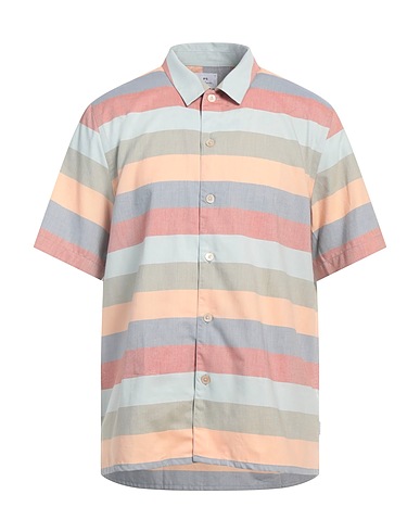 PS PAUL SMITH Striped shirt Sky blue 100% Cotton
