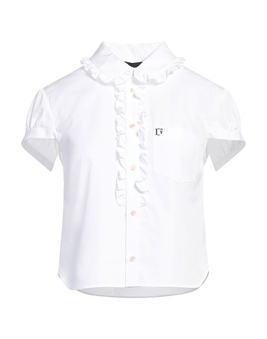 DSQUARED2 Camicie e bluse tinta unita Bianco 100% Cotone