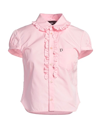 DSQUARED2 Solid colour shirts & blouses Pink 100% Cotton