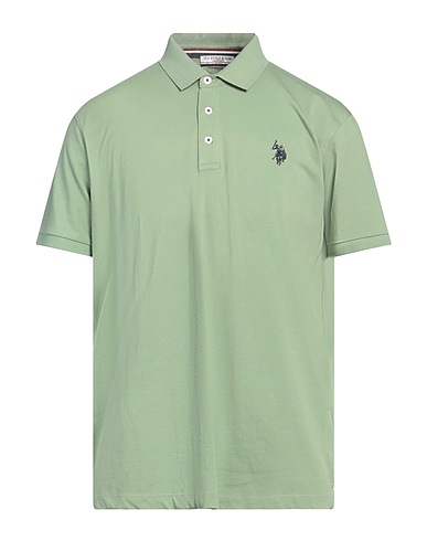 U.S.POLO ASSN. Polo shirt Sage green 100% Cotton