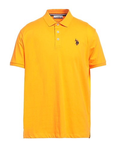 U.S.POLO ASSN. Polo Arancione 100% Cotone