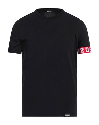 DSQUARED2 アンダーＴシャツ UNDERWEAR ブラック コットン 95% / ポリウレタン 5%
