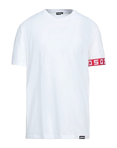 DSQUARED2 Undershirt UNDERWEAR White 95% Cotton, 5% Elastane