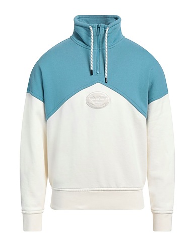 EMPORIO ARMANI Felpa Carta da zucchero 100% Cotone, Elastan