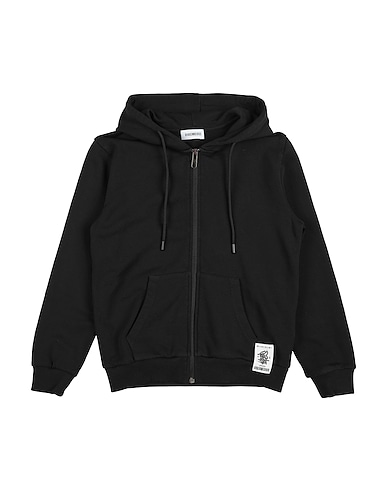 BIKKEMBERGS Hooded sweatshirt Black 100% Cotton