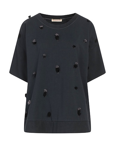 ROSSOPURO T-shirt Charcoal 100% Cotton