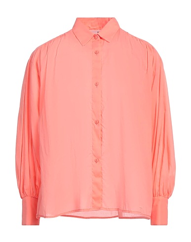 NIŪ Solid colour shirts & blouses Salmon pink 100% Cotton