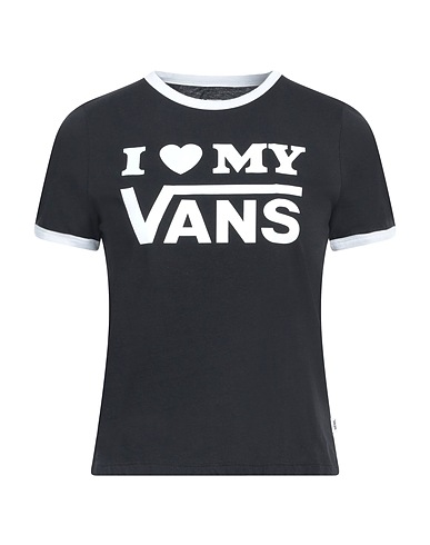 VANS T-shirt Black 100% Cotton