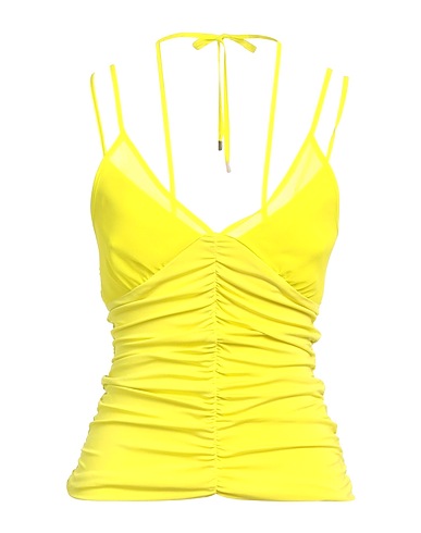 SIMONA CORSELLINI Cami Lime green 95% Chlorofiber, 5% Elastane, Polyester