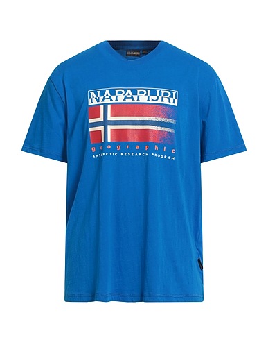 NAPAPIJRI T-shirt Blue 100% Cotton
