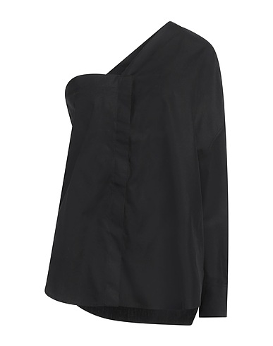 DIOR Solid color shirts & blouses Black 100% Cotton