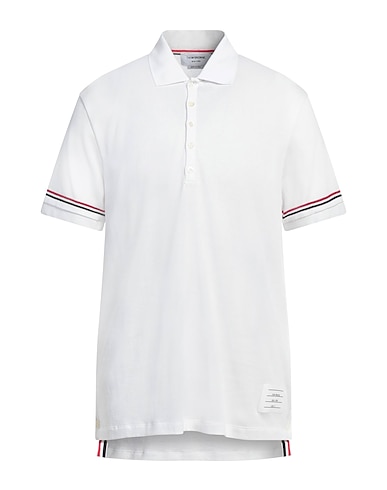THOM BROWNE Polo shirt 100% Cotton, Elastane