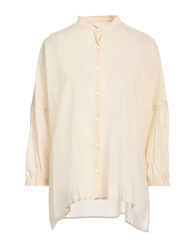 NIŪ Solid colour shirts & blouses Cream 100% Cotton