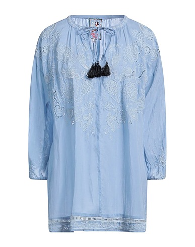 JOHNNY WAS Top Sky blue 100% Cupro