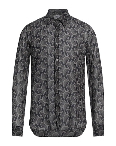 DRIES VAN NOTEN Patterned shirt Lead 100% Viscose