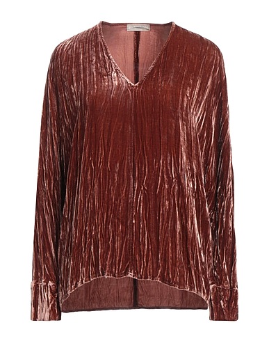 ANTONELLI Top Brown 82% Viscose, 18% Silk