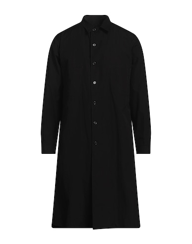 YOHJI YAMAMOTO POUR HOMME Solid color shirt Black 100% Cotton