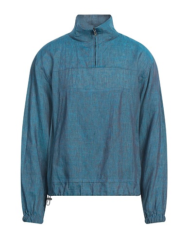 GIORGIO ARMANI Sweatshirt Deep teal 100% Linen
