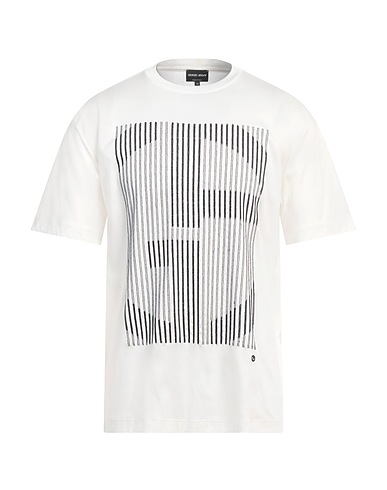 GIORGIO ARMANI T-shirt White 100% Cotton, Polyester