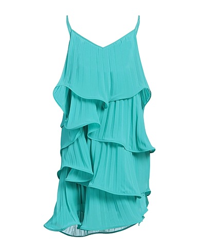 KAOS JEANS Short dress Emerald green 100% Polyester