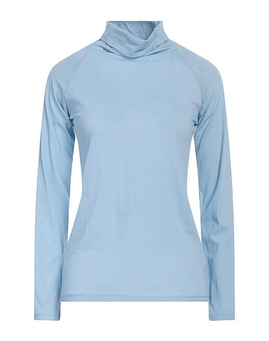 MASSIMO ALBA T-shirt Bleu ciel 85% Coton, 15% Cachemire