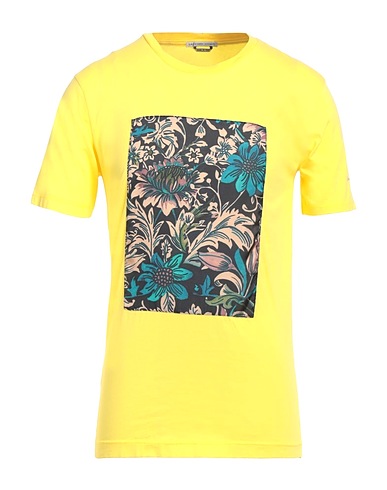 GREY DANIELE ALESSANDRINI T-shirt Giallo 100% Cotone, Poliestere