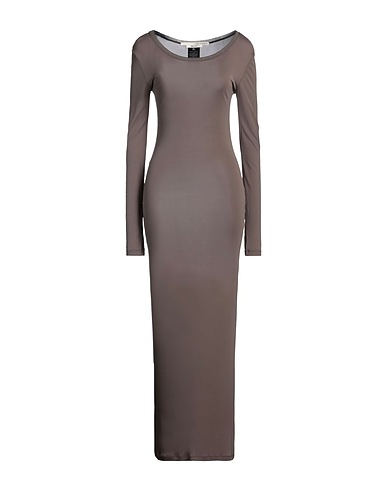 ISABEL BENENATO Long dress Khaki 100% Viscose