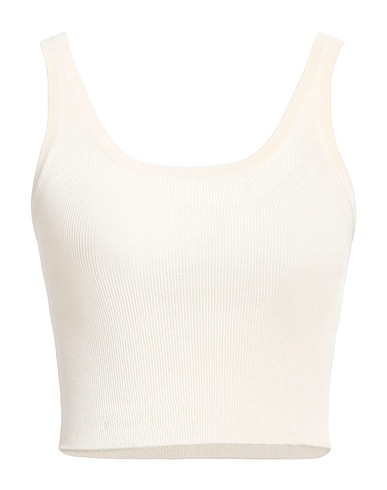 ISABEL BENENATO Top Cremeweiß 82% Viskose, 18% Polyester
