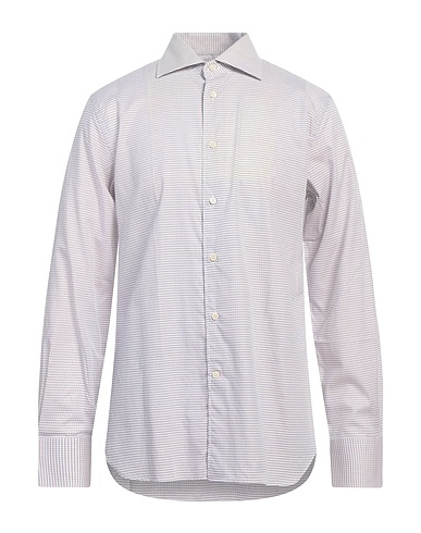 CORNELIANI Patterned shirt Sky blue 100% Cotton