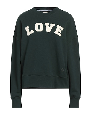 TORY SPORT Sweatshirt Dark green 100% Cotton