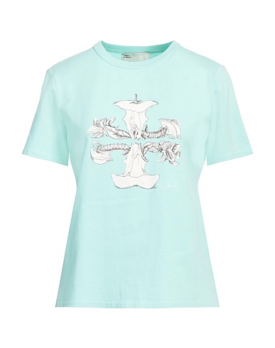 TORY BURCH T-shirt Light green 100% Cotton