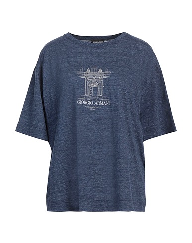 GIORGIO ARMANI T-shirt Slate blue 100% Cotton