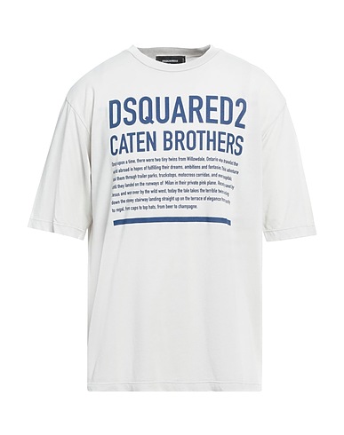 DSQUARED2 T-shirt Light grey 50% Cotton, 50% Polyester