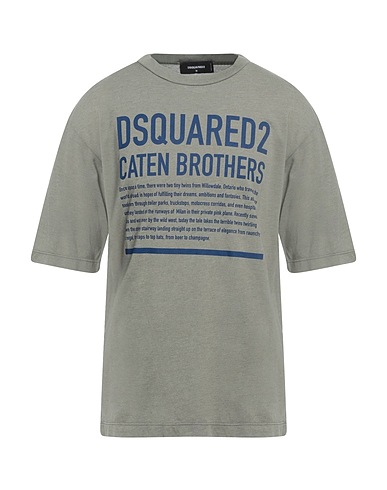DSQUARED2 T-shirt Sage green 50% Cotton, 50% Polyester
