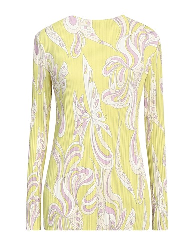 PUCCI Top Light green 100% Polyester