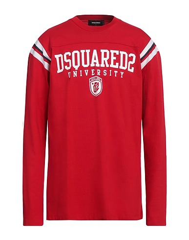 DSQUARED2 T-shirt Red 100% Cotton, Polyester