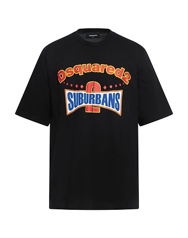 DSQUARED2 T-shirt Nero 100% Cotone