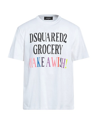 DSQUARED2 T-shirt Bianco 100% Cotone