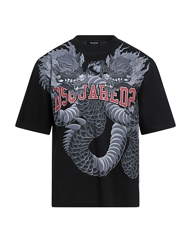 DSQUARED2 T-shirt Nero 100% Cotone