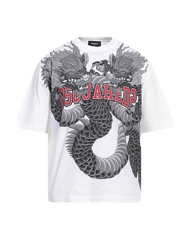 DSQUARED2 T-shirt Bianco 100% Cotone