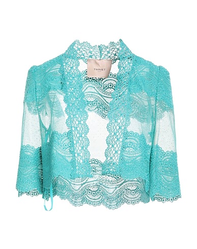 TWINSET Shrug Turquoise 100% Polyester