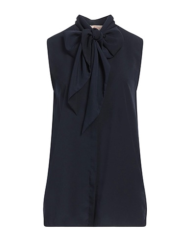 TORY BURCH Shirts Navy blue 100% Polyester